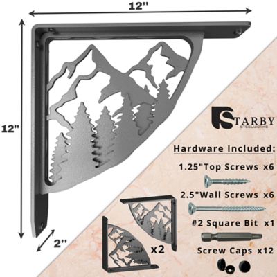 Image showing  Bull Bay Shelf Bracket Set, SB-BULLBAY-12