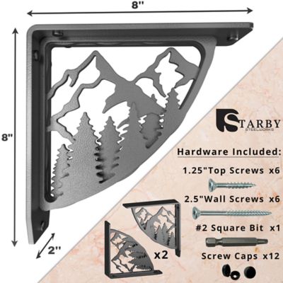 Image showing  Bull Bay Shelf Bracket Set, SB-BULLBAY-8