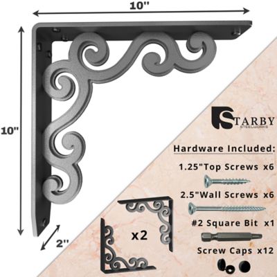 Image showing  Charleston Shelf Bracket Set, SB-CHARLESTON-10