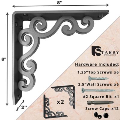 Image showing  Charleston Shelf Bracket Set, SB-CHARLESTON-8