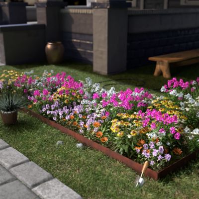 Image showing  Corten Steel Lawn Edging Kit, SB-EDGING-5IN