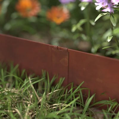 Image showing  Corten Steel Lawn Edging Kit, SB-EDGING-8IN
