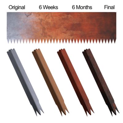 Image showing  Corten Steel Lawn Edging Kit, SB-EDGING-13IN