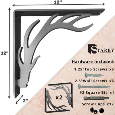 Image showing  Elk Lodge Steel Bracket Set, SB-ELK-12