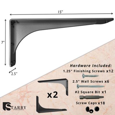 Image showing  Heavy Duty Countertop Support Bracket, SB-GLADIATOR-15
