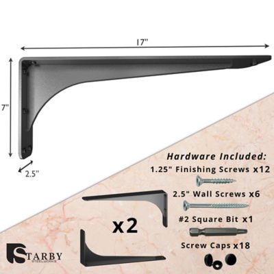 Image showing  Heavy Duty Countertop Support Bracket, SB-GLADIATOR-17