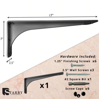 Image showing  Heavy Duty Countertop Support Bracket, SB-GLADIATOR-17S
