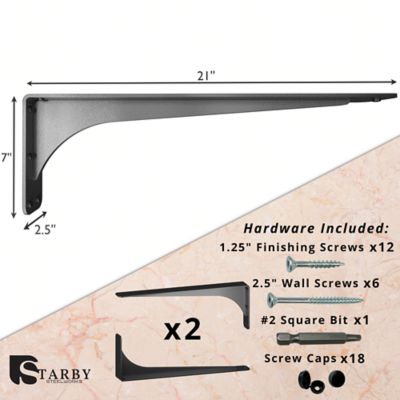 Image showing  Heavy Duty Countertop Support Bracket, SB-GLADIATOR-21