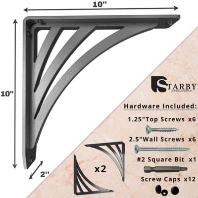 Image showing  Ravenel Heavy Duty Shelf Bracket Set, SB-RAVENEL-10
