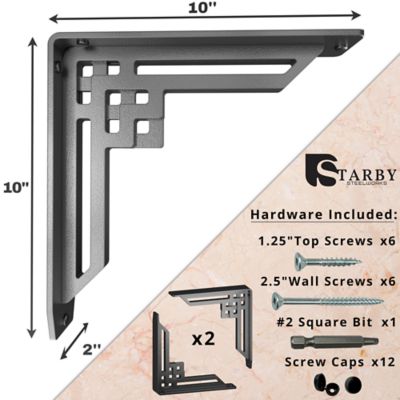 Image showing  Rockville Heavy Duty Shelf Bracket Set, SB-ROCKVILLE-10