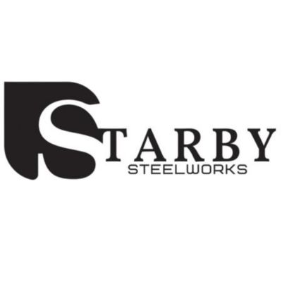 Image showing 2 th Starby Black Sullivan Steel Shelf Bracket Set
