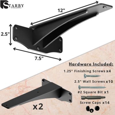 Image showing  Titan Hidden Support Bracket Set, SB-TITAN-12