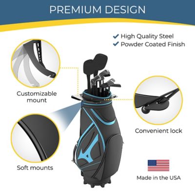 Image showing  Metal Wall Mount Golf Bag Rack, KV-GOLFRACK-V1