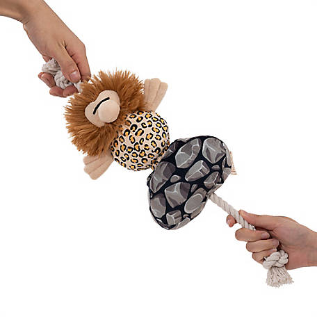 Territory Caveman Treat-and-Tug Dog Toy Territory Caveman Treat-and-Tug Dog Toy