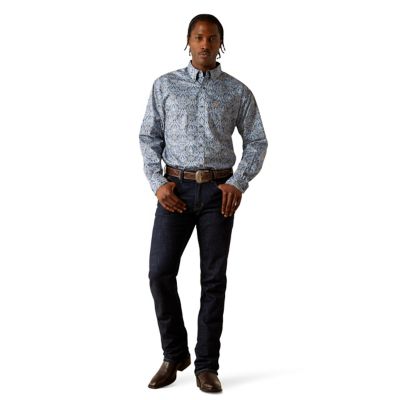 Image showing 3 th Ariat Men's Stoney Classic Fit Long-Sleeve Button-Down Shirt