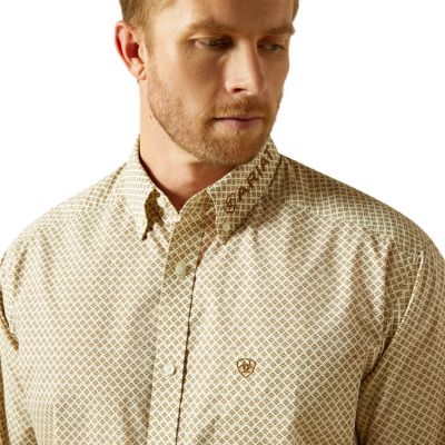 Image showing 3 th Ariat Men's Team Pierce Classic Fit Long-Sleeve Button-Down Shirt