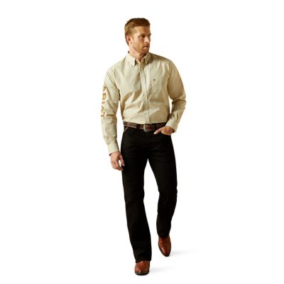 Image showing 4 th Ariat Men's Team Pierce Classic Fit Long-Sleeve Button-Down Shirt