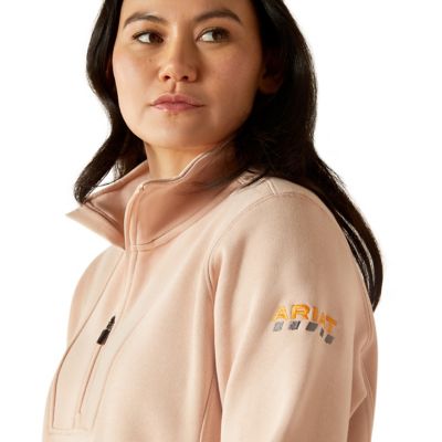 Image showing  Women's Rebar Traverse Funnel Neck Long Sleeve Work Sweatshirt