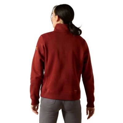 Image showing  Women's Rebar Traverse Funnel Neck Long Sleeve Work Sweatshirt