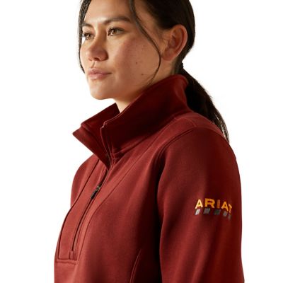 Image showing  Women's Rebar Traverse Funnel Neck Long Sleeve Work Sweatshirt