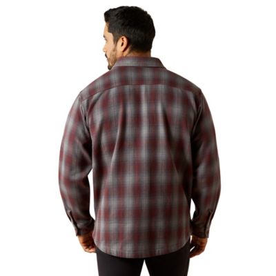 Ariat Men's Rebar Heavy Flannel Long Sleeve Work Shirt