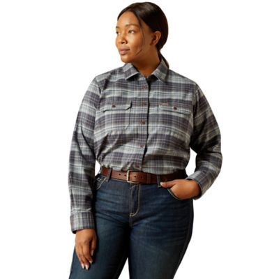 Image showing  Women's Rebar Flannel Long Sleeve Work Tunic