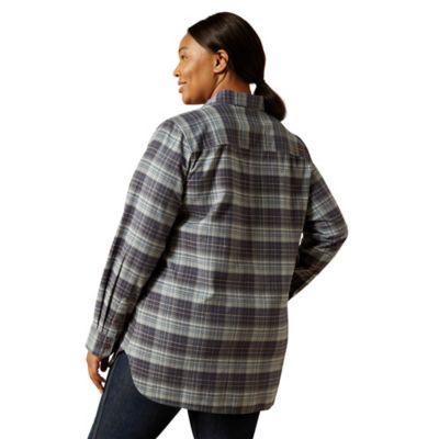 Image showing  Women's Rebar Flannel Long Sleeve Work Tunic