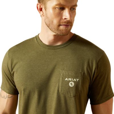 Image showing  Men's Roped Diamond Graphic Crew Neck Short-Sleeve T-Shirt