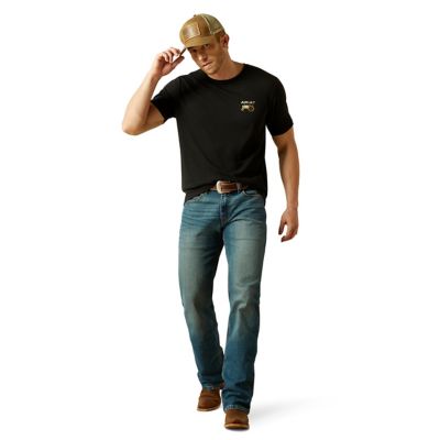 Image showing  Men's Ariat Gramps Tractor Graphic Crew Neck Short-Sleeve T-Shirt