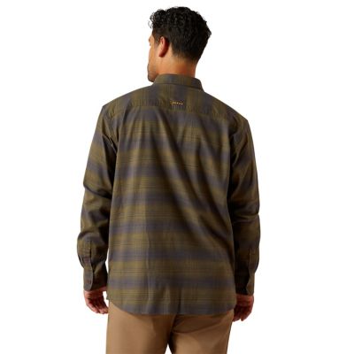 Image showing 1 th Ariat Men's Rebar Flannel Durastretch Collared Long-Sleeve Work Shirt