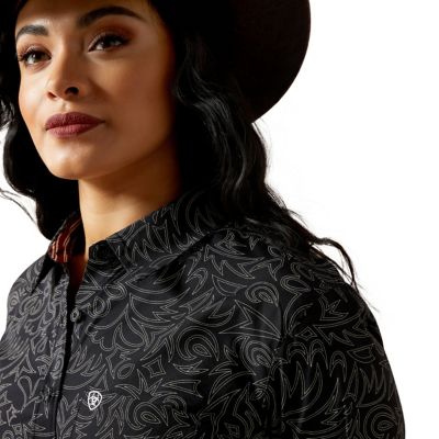 Image showing 2 th Ariat Women's Wrinkle-Resistant Kirby Stretch Western Long-Sleeve Button-Down Shirt