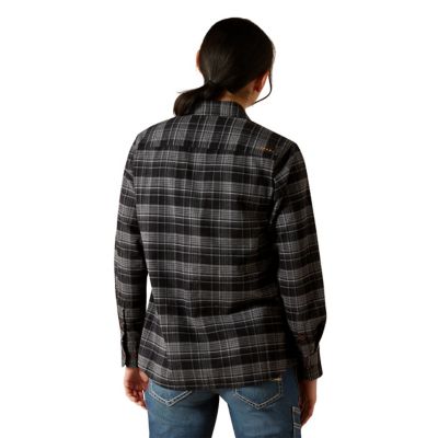Image showing  Women's Rebar Flannel Durastretch Long Sleeve Work Shirt