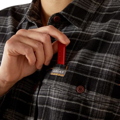 Image showing  Women's Rebar Flannel Durastretch Long Sleeve Work Shirt