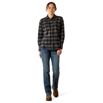 Image showing  Women's Rebar Flannel Durastretch Long Sleeve Work Shirt