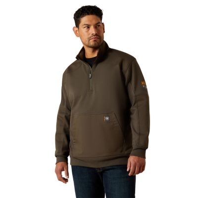 Ariat Men's Rebar Workman DuraCanvas 1/4 Zip Work Sweatshirt