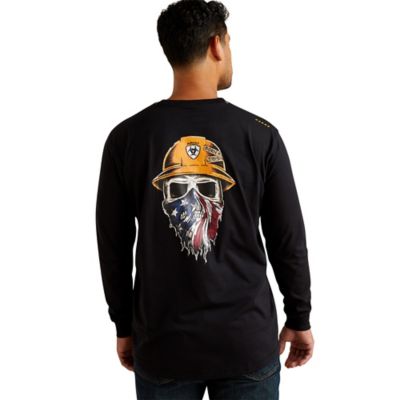 Image showing  Men's Rebar Workman Born For This Long Sleeve Work T-Shirt