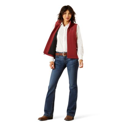 Image showing  Women's Ariat Logo Softshell Vest