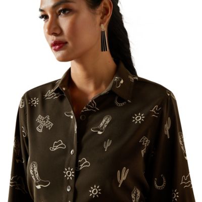 Image showing 2 th Ariat Women's Homestyle Long Sleeve Shirt