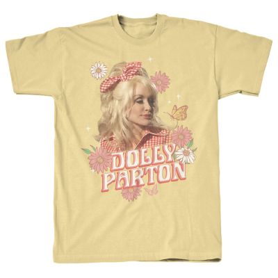 Dolly Parton Women's Red Bow Short Sleeve Graphic T-Shirt