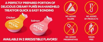 Image showing  Lickable Spoon Chicken Handheld Creamy Cat Treat, 8 ct.