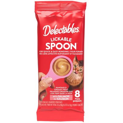Delectables Spoons Salmon Wet Cat Treat, 8 ct.