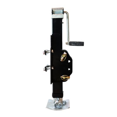 Image showing  8,000 lb. Heavy-Duty Trailer/Equipment Jack, Universal Direct-Weld or Bolt-on Mounting Plate