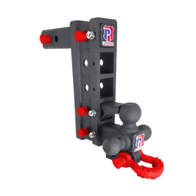Image showing  2 in. Receiver, Universal Tri-Ball Mount, Pintle, Adjustable, Step, Offset, Class V Hitch 30000 lb., 101721