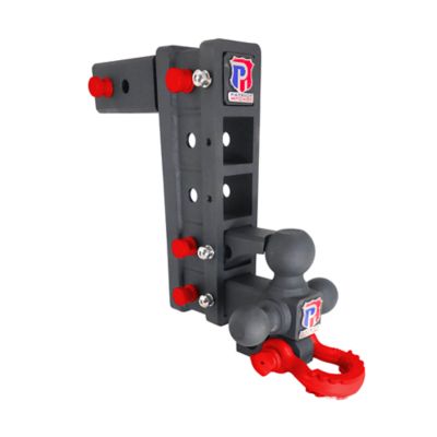 Image showing  2.5 in. Receiver, Universal Tri-Ball Mount, Pintle, Adjustable, Step, Offset, Class V Hitch 30000 lb., 101731