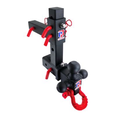 Patriot Hitches 2 in. Receiver 10,000 lb. Capacity Steel Universal Ball Mount Class IV Hitch, 22 in. Adjustable Drop Rise