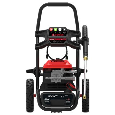 A-iPower 3000 PSI Electric Pressure Washer 1.1 GPM Pump Soap Tank 4 Nozzles Spray Gun High Quality Motor