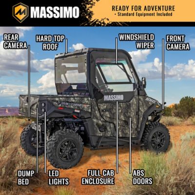 Image showing 8 th Massimo T-Boss 550L Fully Enclosed UTV, Camo