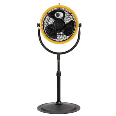 Image showing  14 in. High Velocity Pedestal Drum Fan