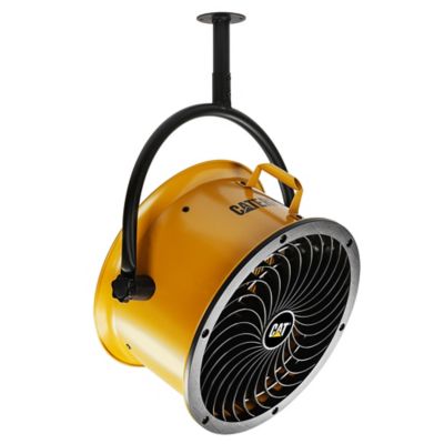 Image showing 7 th Caterpillar 14 in. High Velocity Pedestal Drum Fan