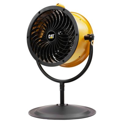 Image showing 8 th Caterpillar 14 in. High Velocity Pedestal Drum Fan